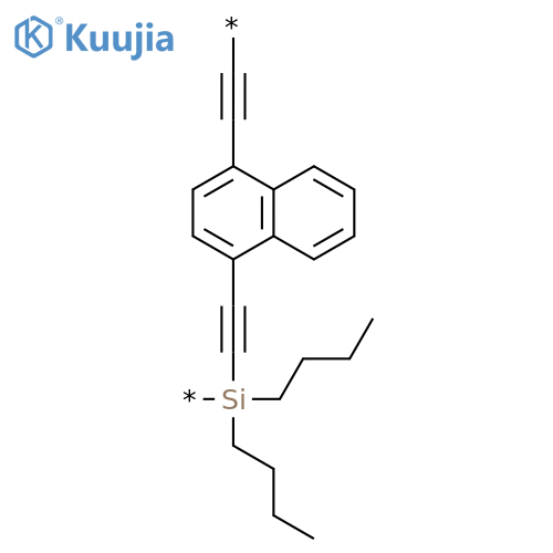 Poly[(dibutylsilylene)-1,2-ethynediyl-1,4-naphthalenediyl-1,2-ethynediyl] structure