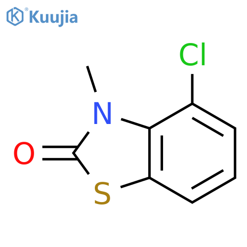 4-Chloro-3-methylbenzo[d]thiazol-2(3H)-one structure
