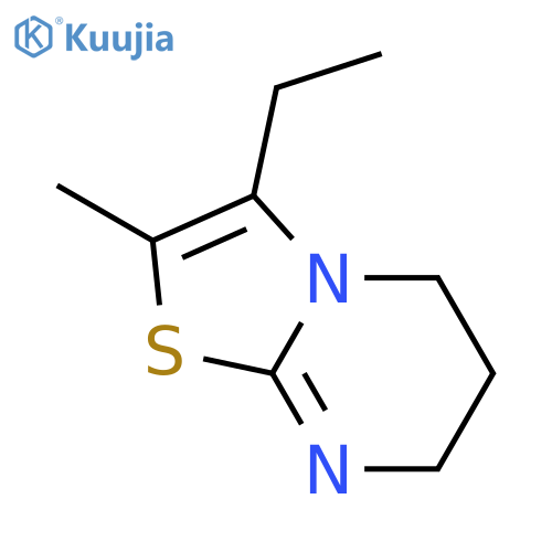 5H-Thiazolo[3,2-a]pyrimidine, 3-ethyl-6,7-dihydro-2-methyl- structure