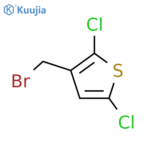 Thiophene, 3-(bromomethyl)-2,5-dichloro- structure