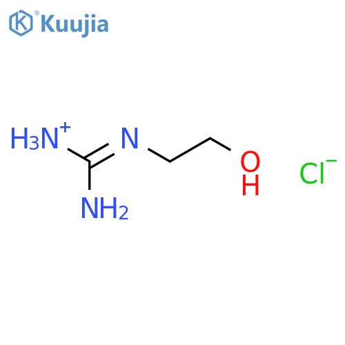 N-(2-Hydroxyethyl)guanidine hydrochloride structure
