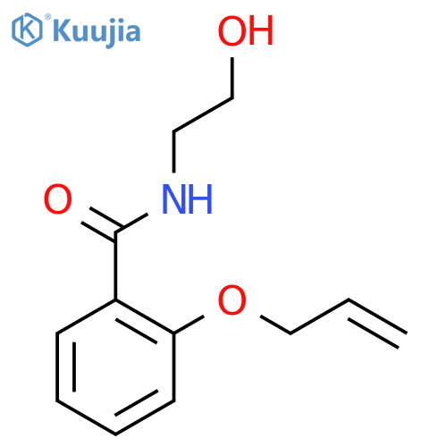 Benzamide,N-(2-hydroxyethyl)-2-(2-propen-1-yloxy)- structure