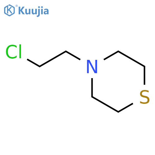 4-(2-chloroethyl)thiomorpholine structure