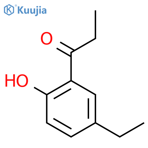1-(5-ethyl-2-hydroxyphenyl)propan-1-one structure