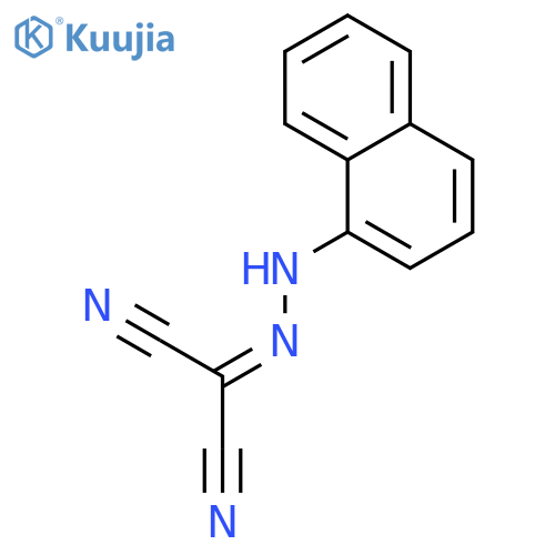 Propanedinitrile, (2-naphthalenylhydrazono)- structure