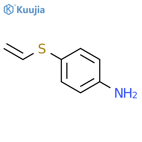Benzenamine, 4-(ethenylthio)- structure