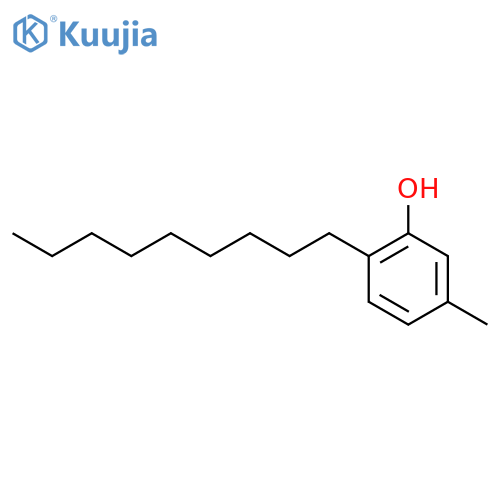 Phenol,5-methyl-2-nonyl- structure