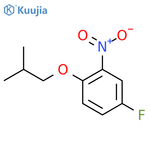 4-Fluoro-1-isobutoxy-2-nitrobenzene structure