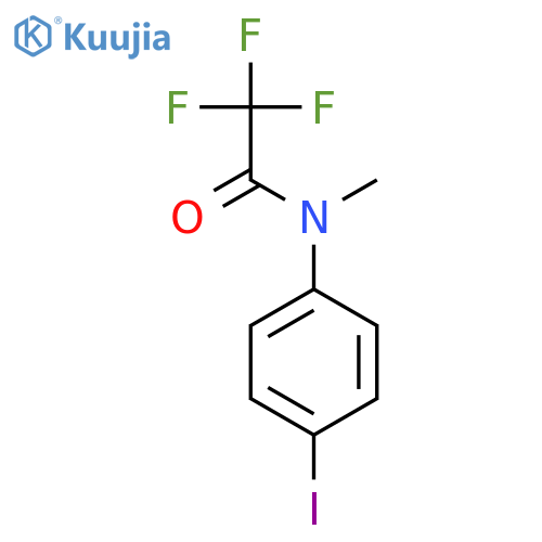 2,2,2-trifluoro-N-(4-iodophenyl)-N-methylacetamide structure