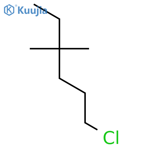 HEXANE, 1-CHLORO-4,4-DIMETHYL- structure