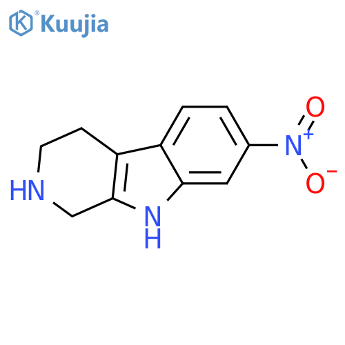 7-Nitro-2,3,4,9-tetrahydro-1H-pyrido[3,4-b]indole structure