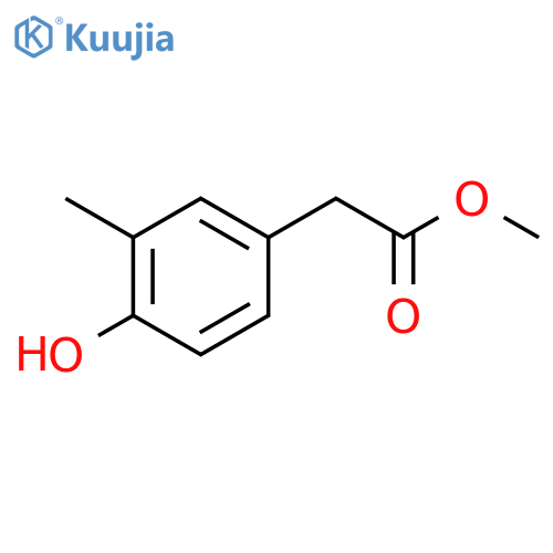 Methyl 2-(4-hydroxy-3-methylphenyl)acetate structure