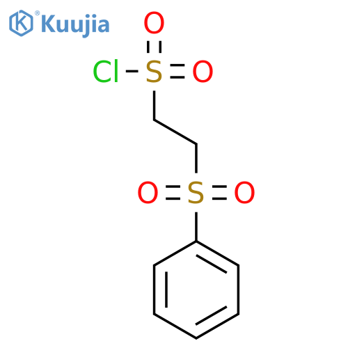 2-(Benzenesulfonyl)ethane-1-sulfonyl chloride structure