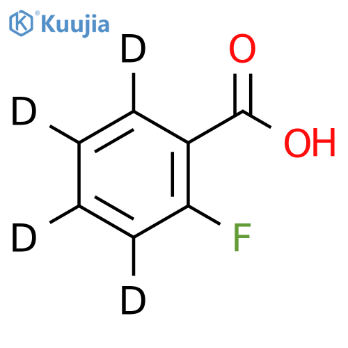 2-Fluorobenzoic Acid-d4 structure