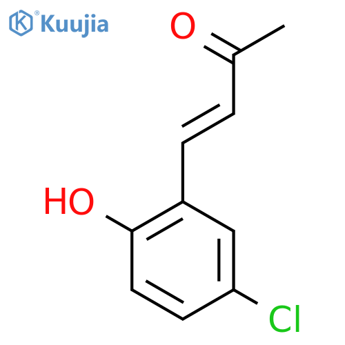 4-(5-chloro-2-hydroxyphenyl)but-3-en-2-one structure