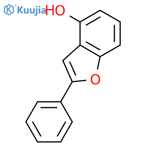 4-Benzofuranol, 2-phenyl- structure