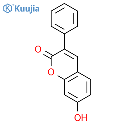 2H-1-Benzopyran-2-one,7-hydroxy-3-phenyl- structure