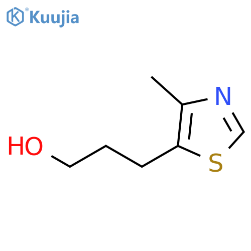 3-(4-methyl-1,3-thiazol-5-yl)propan-1-ol structure