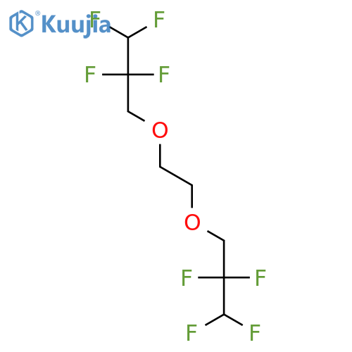 Propane, 1,1'-[1,2-ethanediylbis(oxy)]bis[2,2,3,3-tetrafluoro- structure