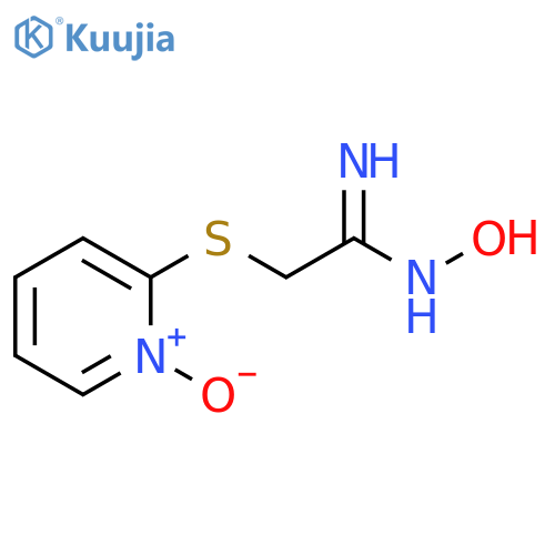 Ethanimidamide, N-hydroxy-2-[(1-oxido-2-pyridinyl)thio]- structure