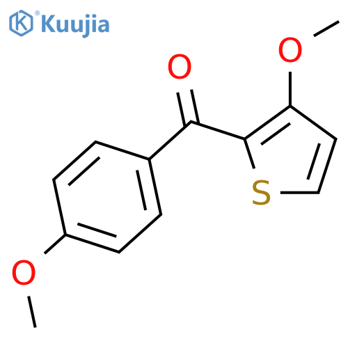 Methanone, (4-methoxyphenyl)(3-methoxy-2-thienyl)- structure