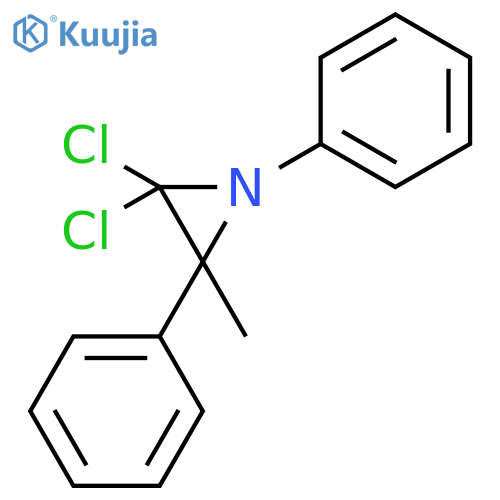AZIRIDINE, 2,2-DICHLORO-3-METHYL-1,3-DIPHENYL- structure