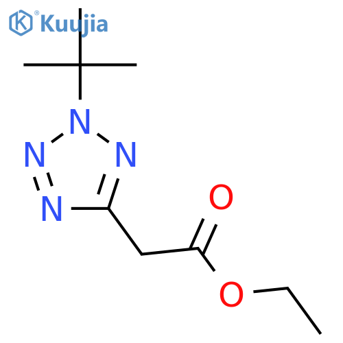 Ethyl (2-tert-butyl-2H-tetrazol-5-yl)acetate structure