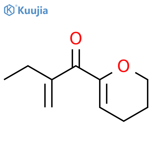 1-Butanone, 1-(3,4-dihydro-2H-pyran-6-yl)-2-methylene- structure