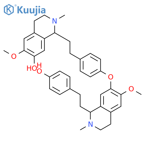 1-{4-[1-(4-hydroxy-phenethyl)-6-methoxy-2-methyl-1,2,3,4-tetrahydro-isoquinolin-7-yloxy]-phenethyl}-6-methoxy-2-methyl-1,2,3,4-tetrahydro-isoquinolin-7-ol structure