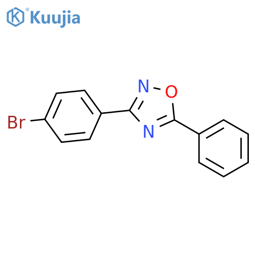 3-(4-Bromophenyl)-5-phenyl-1,2,4-oxadiazole structure