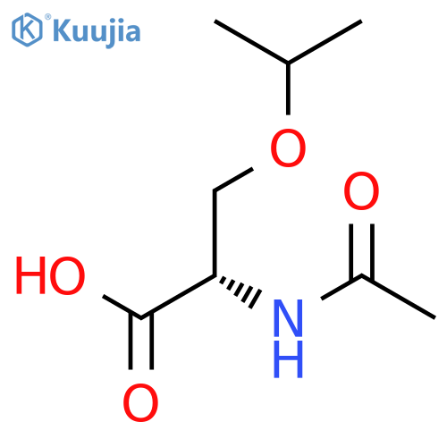 2-acetamido-3-(propan-2-yloxy)propanoic acid structure