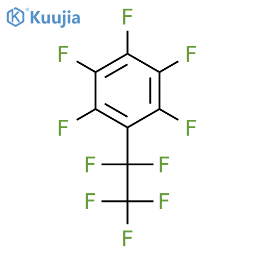 Benzene, pentafluoro(pentafluoroethyl)- structure