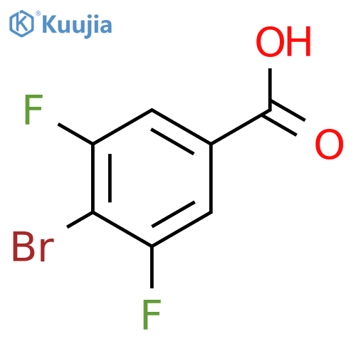 4-Bromo-3,5-difluorobenzoic acid structure