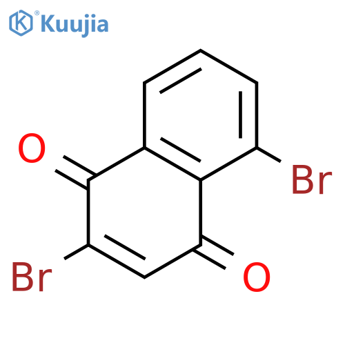 1,4-NAPHTHALENEDIONE, 2,5-DIBROMO- structure