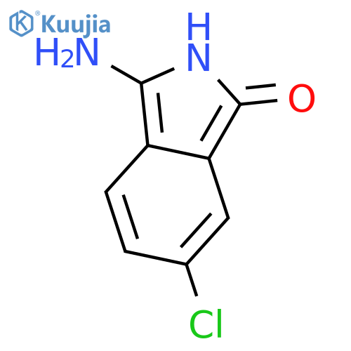 3-amino-6-chloro-1H-isoindol-1-one structure