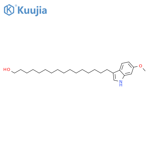 1H-Indole-3-hexadecanol, 6-methoxy- structure