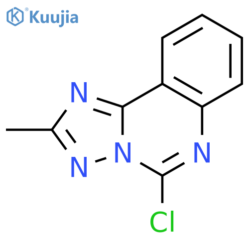 5-chloro-2-methyl-[1,2,4]triazolo[1,5-c]quinazoline structure