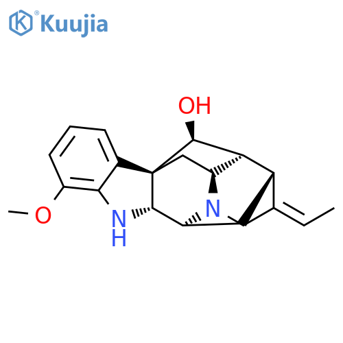 12-methoxy-22-nor-ajmal-19-en-17-ol structure