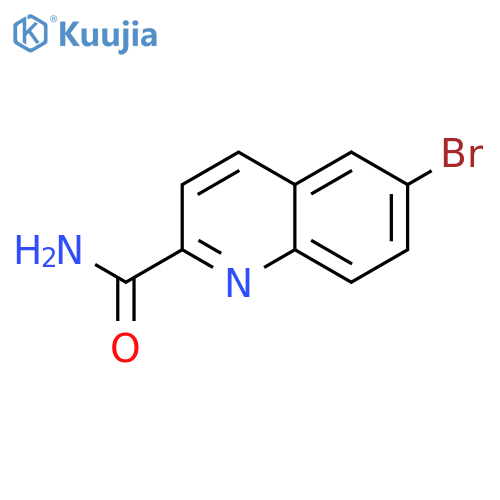 6-Bromo-quinoline-2-carboxylic Acid Amide structure