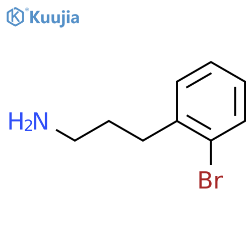 3-(2-bromophenyl)propan-1-amine structure