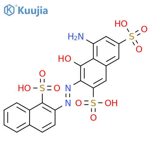 5-Amino-4-hydroxy-3-(1-sulfo-2-naphthalenyl)azonaphthalene-2,7-disulfonic Acid structure