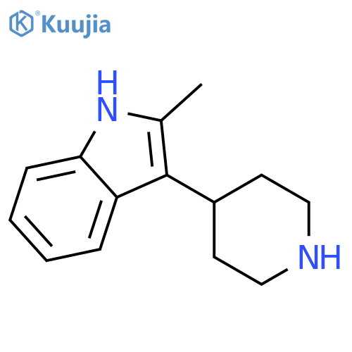 2-Methyl-3-(piperidin-4-yl)-1H-indole structure
