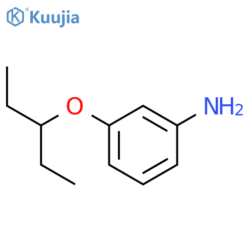 3-(pentan-3-yloxy)aniline structure