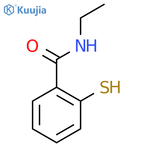 Benzamide, N-ethyl-2-mercapto- structure