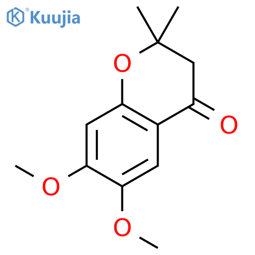 4H-1-Benzopyran-4-one,2,3-dihydro-6,7-dimethoxy-2,2-dimethyl- structure