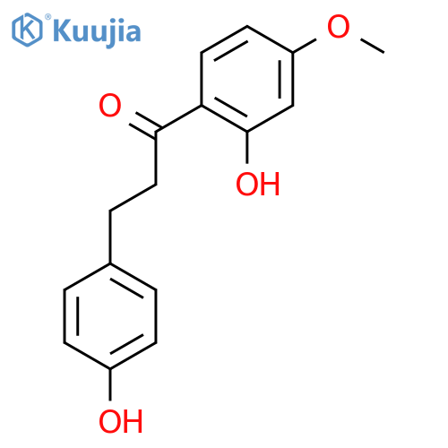 1-Propanone,1-(2-hydroxy-4-methoxyphenyl)-3-(4-hydroxyphenyl)- structure