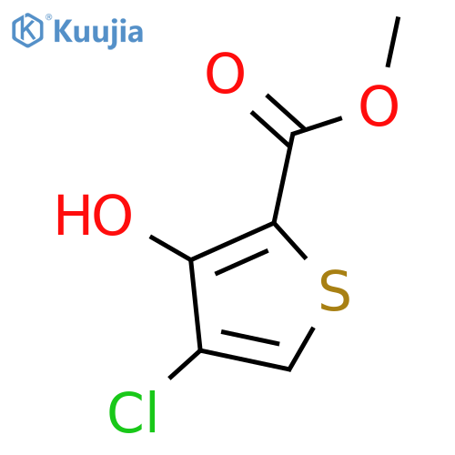 Methyl 4-chloro-3-hydroxythiophene-2-carboxylate structure