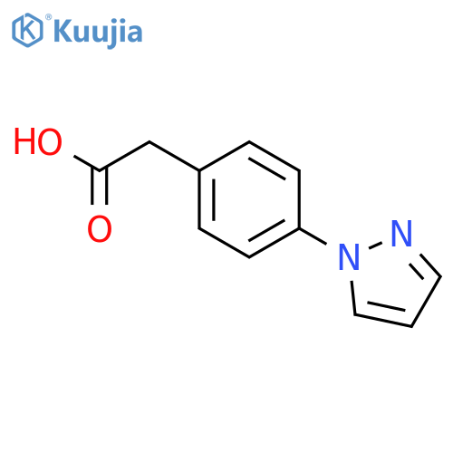 2-(4-pyrazol-1-ylphenyl)acetic Acid structure