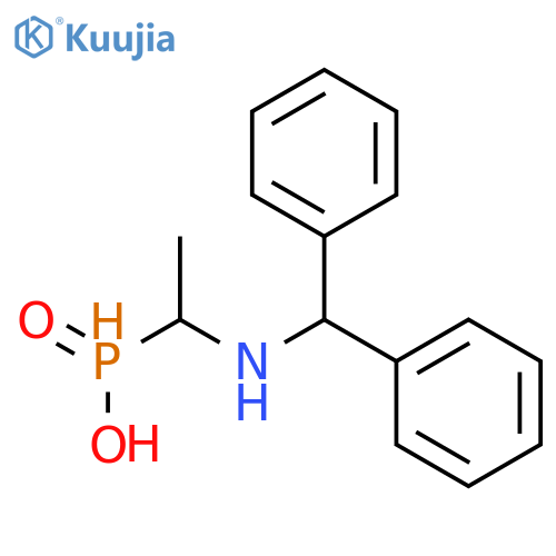 Phosphinic acid, [1-[(diphenylmethyl)amino]ethyl]- structure