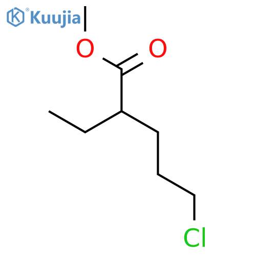 PENTANOIC ACID, 5-CHLORO-2-ETHYL-, METHYL ESTER structure